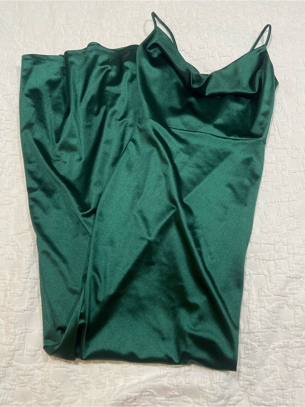Windsor Deep Green Satin Formal Dress